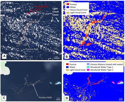 Pumice Raft Detection Using Machine-Learning on Multispectral Satellite Imagery